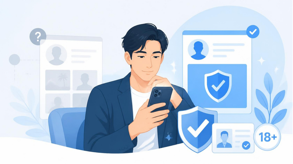 1. SNSは年齢確認があるサービスを選ぶ