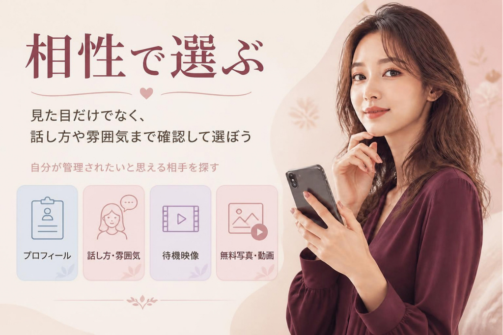 2. 自分が管理されたいと思える女性を探す