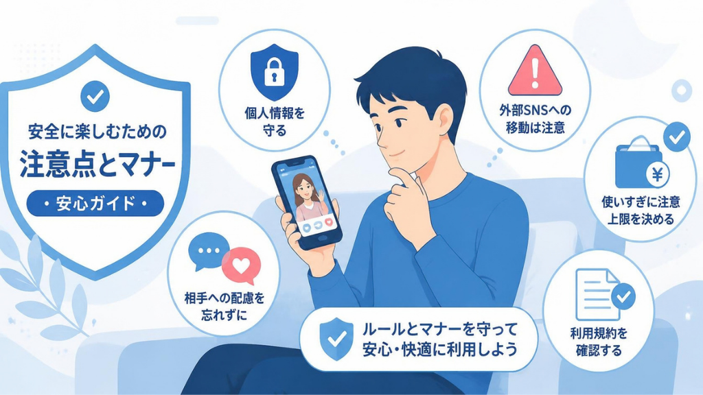 射精管理アプリ・サイトを利用する上での注意点・マナー