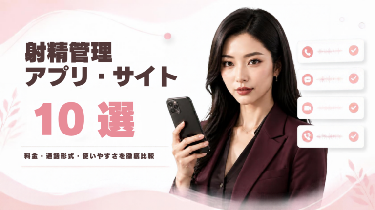 男性向け射精管理アプリ・サイト10選