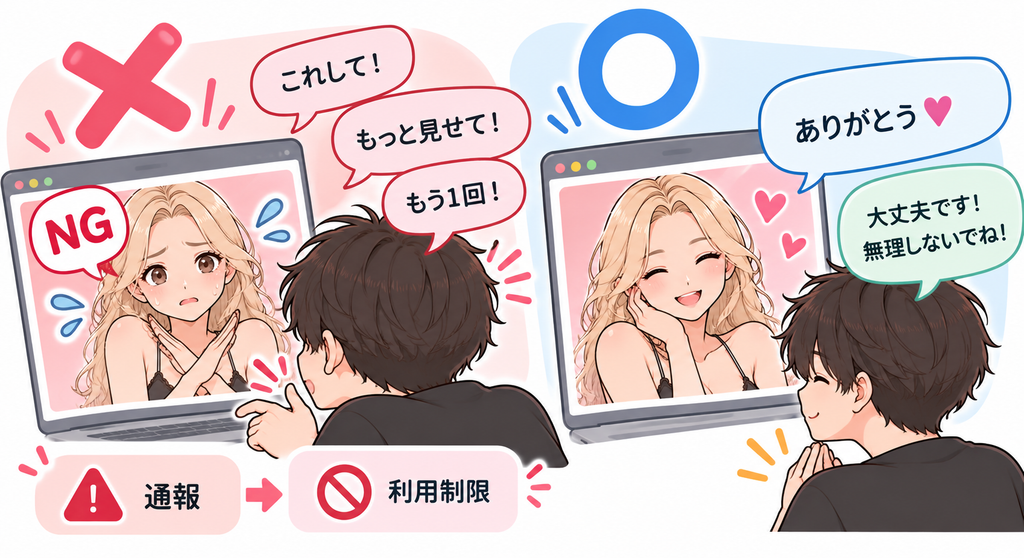 1. 相手が嫌がる要求を無理にしない