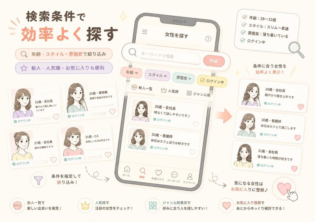 2. 検索・絞り込み機能が充実しているか確認する