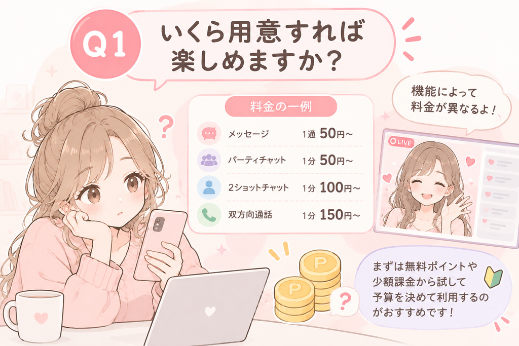 Q1. いくら用意すれば楽しめますか？