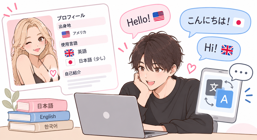 Q1. 外国人女性のライブ配信は日本語でも楽しめますか？